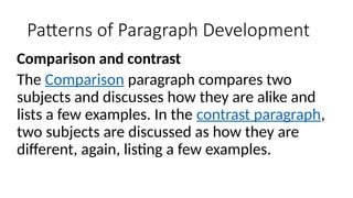 A Paragraph That Effectively Compares Two Editorials Must Include