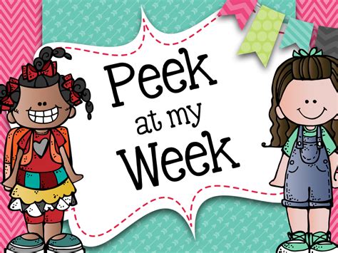 A Peek At My Week The First Days 2nd Grade Stuff - 2nd Grade Stuff