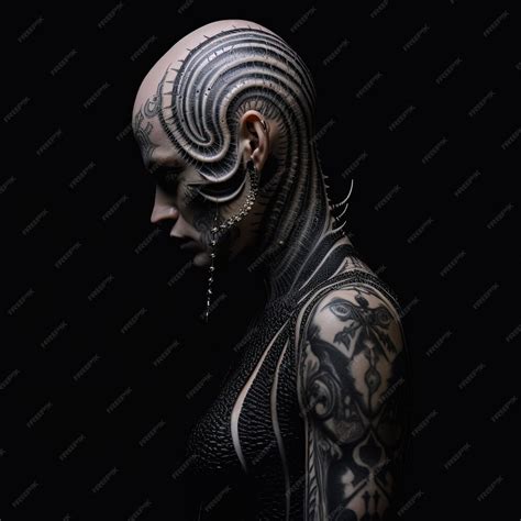 a person with a tattoo on their back