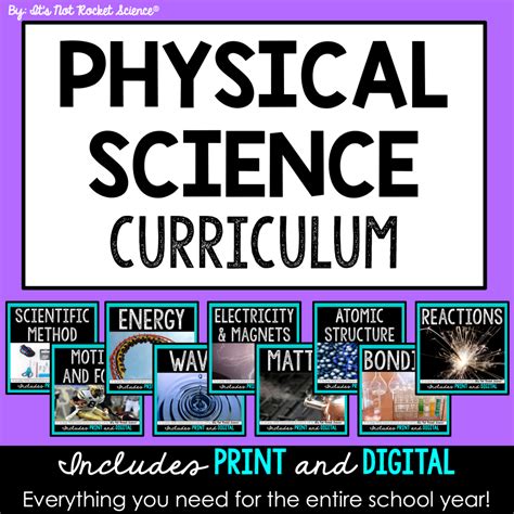 A Physical Science Curriculum You And Your Students Teaching Physical Science - Teaching Physical Science