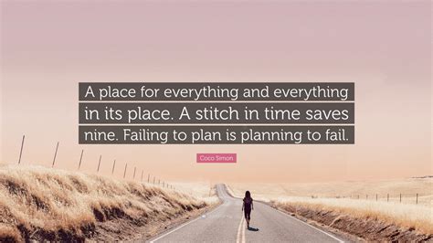 A Place For Everything And Everything In Its Place