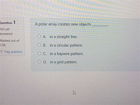 A Polar Array Creates New Objects In