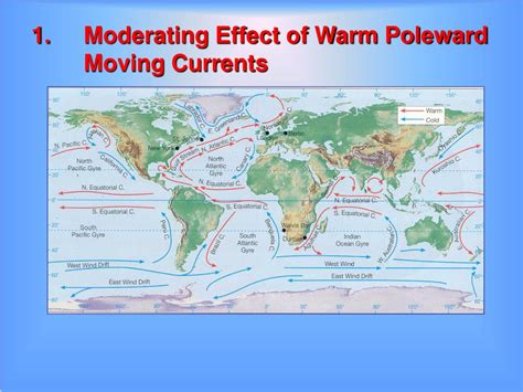 A Poleward Moving Ocean Current Is