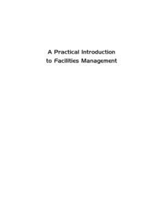 A Practical Introduction To Facilities Management