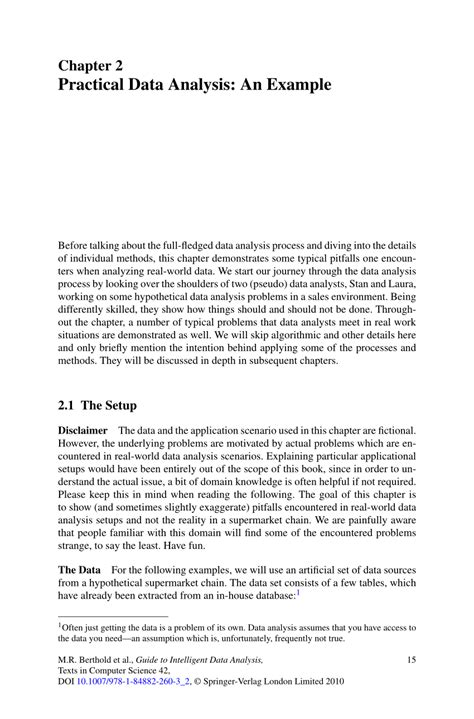 A Practical To Data Analysis For Physical Science Students