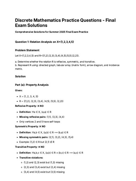 A Practice Solutions