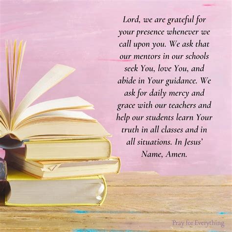 A Prayer For Teachers