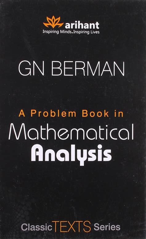 A Problem Book In Mathematical Analysis Gn Berman