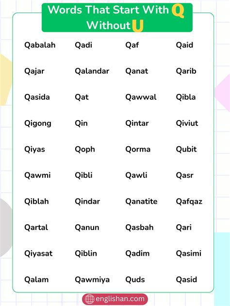 A Q Word Without A U