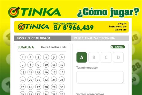 a que hora se sortea la tinka!