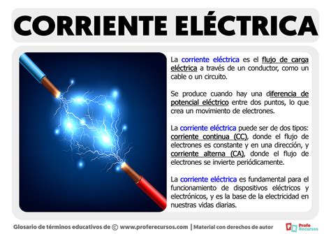 A Que Se Denomina Corriente Electrica