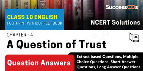 A Question Of Trust Question Answer