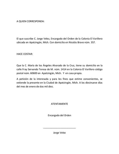 A Quien Corresponda