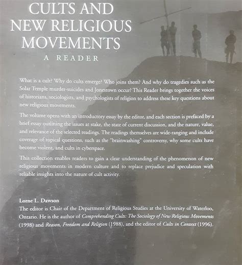 A Reader In New Religious Movements Readings In The Study Of New Religious Movements Religious Studies And Philosophy