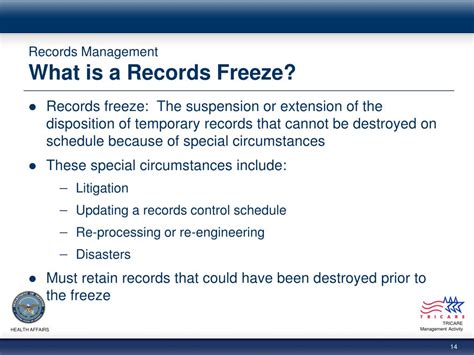A Records Freeze Includes Which Of The Following