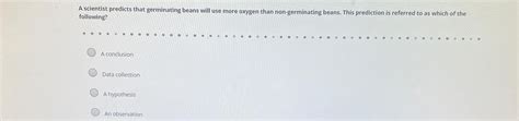 A Scientist Predicts That Germinating Beans