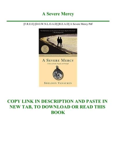 A Severe Mercy Pdf