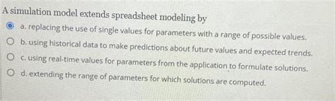 A Simulation Model Extends Spreadsheet Modeling By