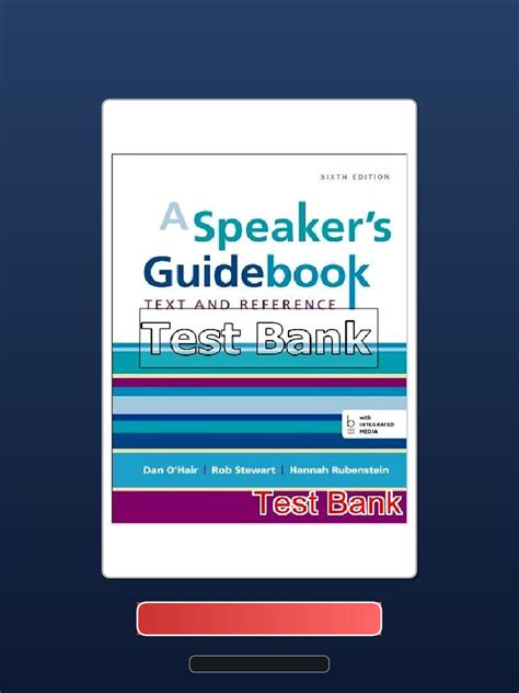 A Speakers Guidebook With The Essential Guide To Rhetoric A Text And Reference