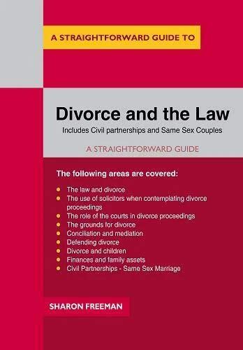 a straightforward guide to divorce and the law re