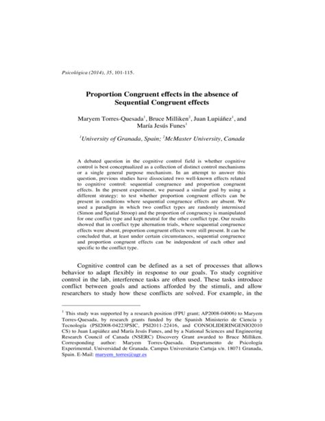 A Study On Congruency Effects And Numerical Distance Congruent Fractions - Congruent Fractions