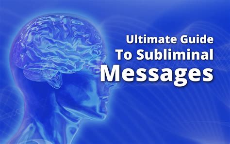 A Subliminal Message Is One That Is Presented