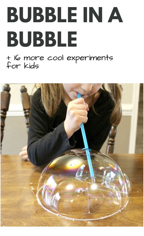 A Super Fun Bubble Science Experiment Kids Are Bubble Science For Kids - Bubble Science For Kids