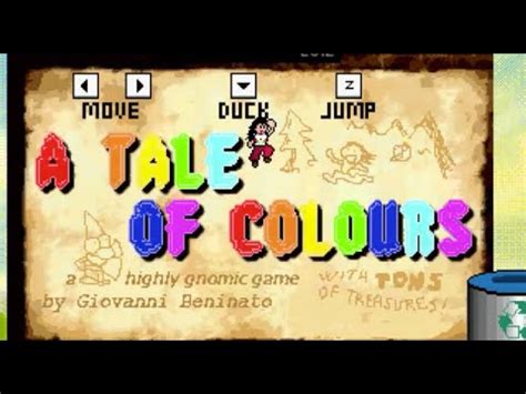 A Tale Of Colours Walkthrough Map