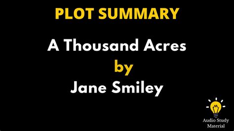 A Thousand Acres Plot Summary