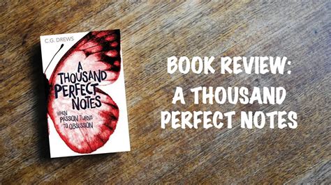 a thousand perfect notes english edition
