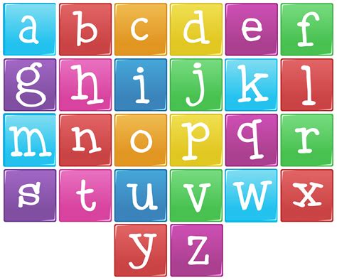 A To Z Alphabet Letters With Pictures And Small Alphabet A To Z - Small Alphabet A To Z