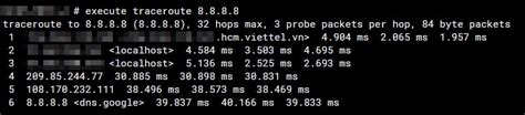 A User Executes A Traceroute Over Ipv6