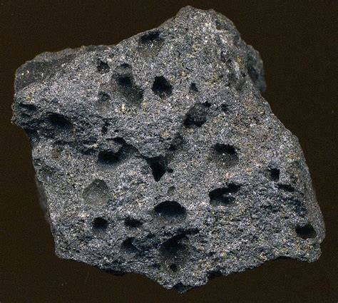 A Vesicular Igneous Texture Indicates That