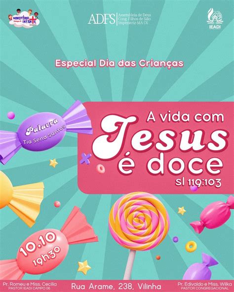 A Vida Com Jesus é Doce