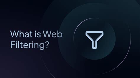 A Web Filter Is A Piece Of Software That