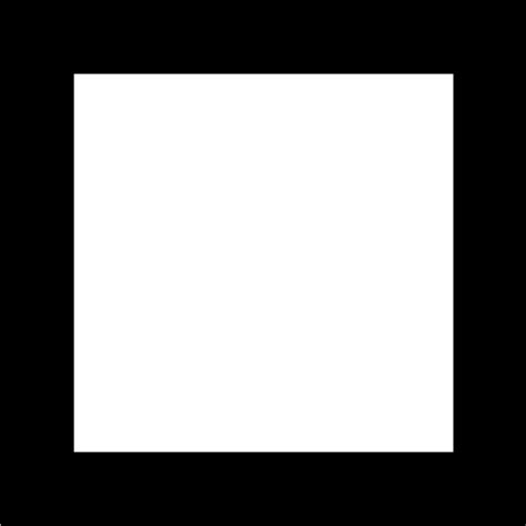 a white square