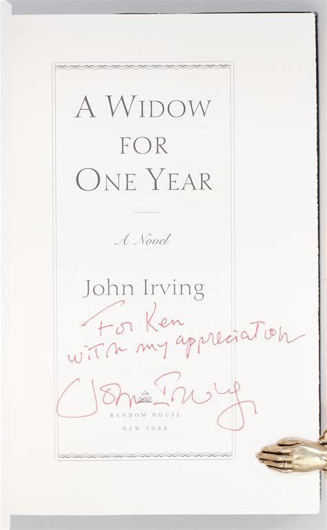 A Widow For One Year John Irving