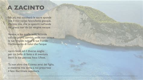 A Zacinto Testo