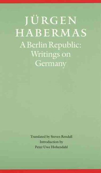 Download A Berlin Republic Writings On Germany Modern German Culture And Literature 