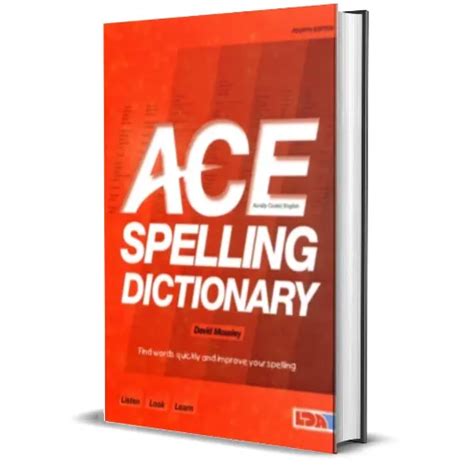 Read Online A C E Spelling Dictionary 