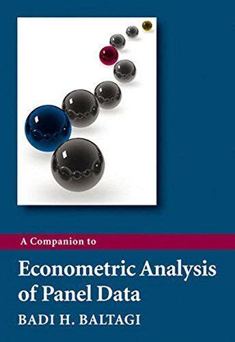Full Download A Companion To Econometric Analysis Of Panel Data 