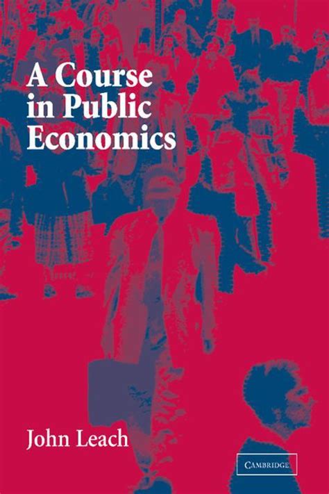 Read A Course In Public Economics 