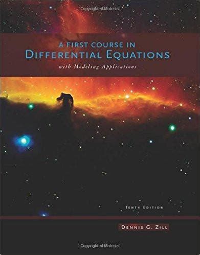 Read A First Course In Differential Equations With Modeling Applications 10Th Edition 