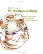 Read Online A First Course In Mathematical Modeling 5Th Edition 