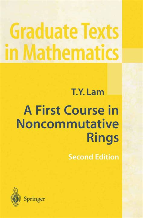 Download A First Course In Noncommutative Rings 