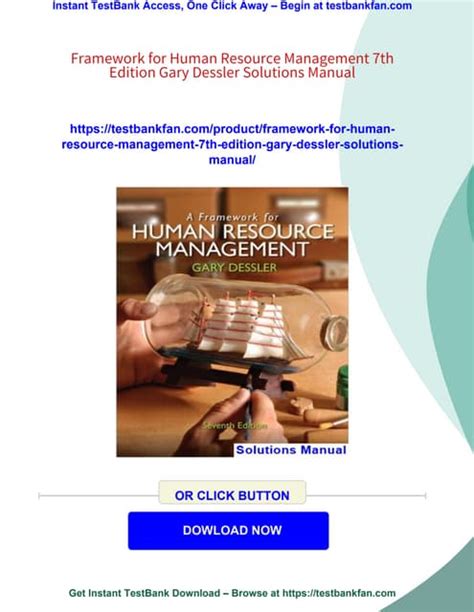 Read Online A Framework For Human Resource Management 7Th Edition 