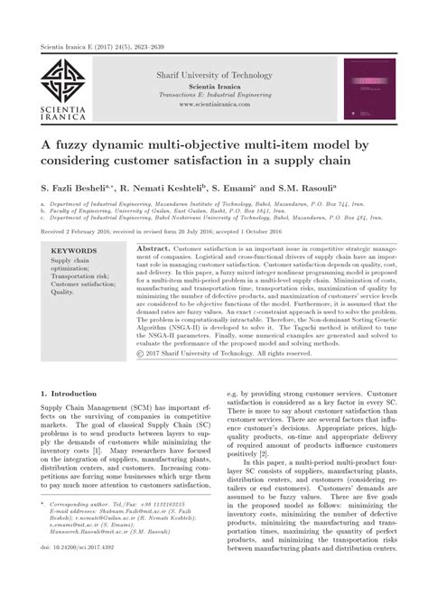 Read A Fuzzy Dynamic Multi Objective Multi Item Model By 