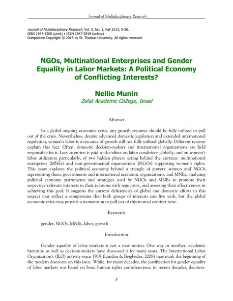 Read Online A Gender Analysis Of International Organisations And Ngos 