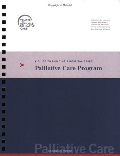 Read A Guide To Building A Hospital Based Palliative Care Program 