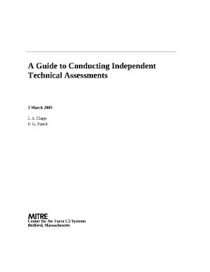 Read A Guide To Conducting Independent Technical Assessments 